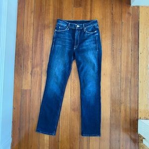 MOTHER The Dazzler Mid-Rise Ankle Jeans